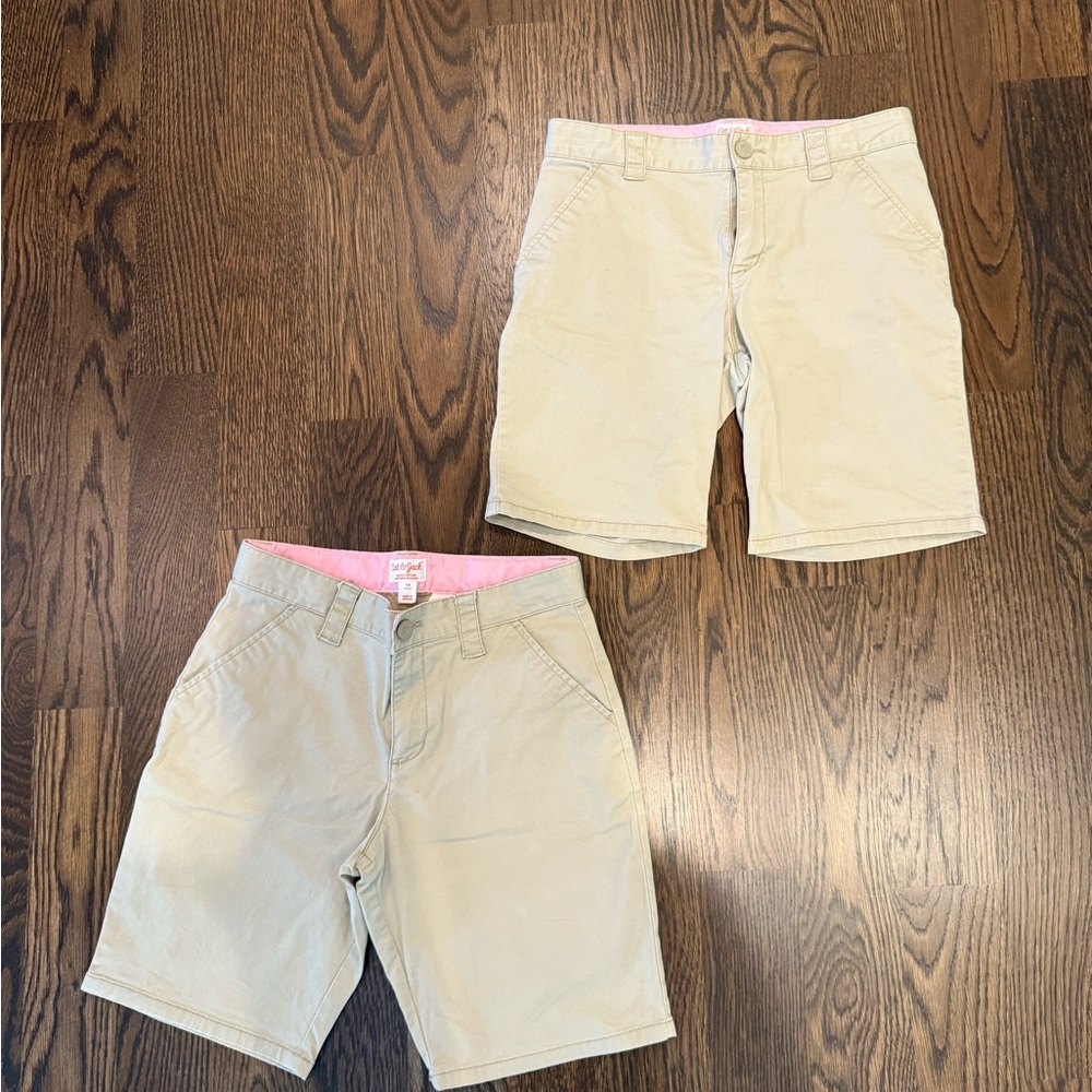 Cat & Jack khaki Kids School Uniform Shorts